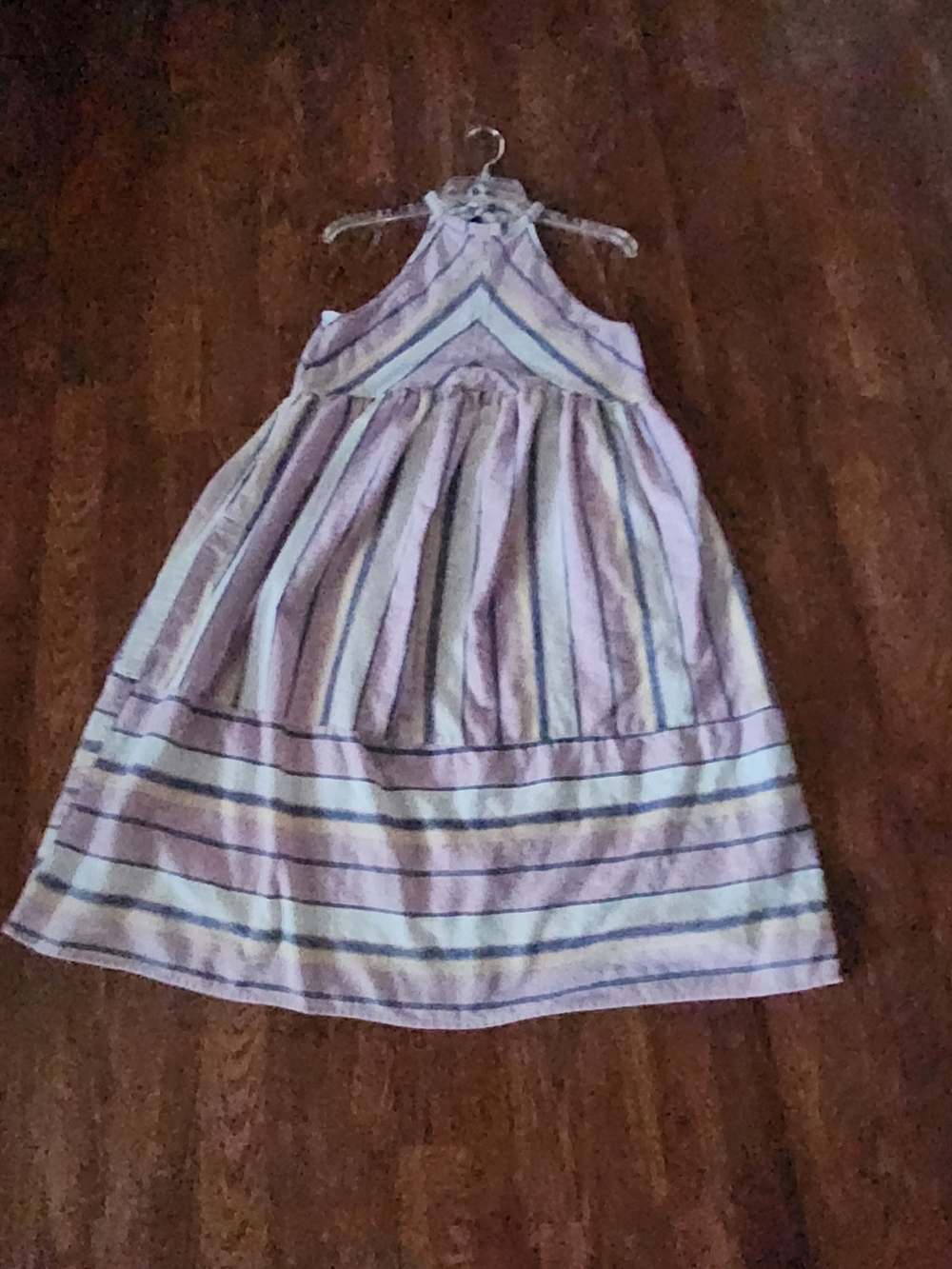 Listicle Pink & White Striped Midi Dress